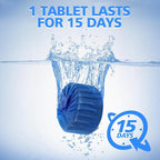 USKICH 20 Pack Toilet Bowl Cleaner Tablets,Blue Automatic Toilet Tank Cleaners, Long-Lasting Household Toilet Cleaners,Toilet flush Cleaning & Deodorizer