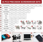 SHARDEN 58 in 1 Small Precision Screwdriver Set Magnetic Mini Screwdriver Set with Case Professional Electronic Tools Kit for iPhone, MacBook, Computer, Laptop, PC, RC, PS4, Xbox, Eyeglasses, Watch