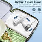 ZOOY Steamer for Clothes 1500W, Clothes Steamer for Home, Office, Travel, Portable Handheld Garment Steamer Upgraded 300ML Large Capacity Water Tank, Wrinkle Remover(White)