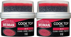 Weiman Cooktop Cleaner Paste, Easily Remove Burned-On Food, Grease and Watermarks, Leaving Your Glass Cook Top Sparkling