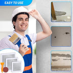 Ranekie 14 Pack Drywall Repairs Patch, 4/6/8 Inch Drywall Repair Kit with Extended Self-Adhesive Mesh,Large Hole Patch Repair for Drywall,Heavy Duty Dry Wall Hole Repair Patch