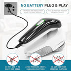 Power Corded Electric Fabric Shaver, No Battery, Pilling & Fuzz Remover for Clothes, Furniture, Couch, Sweaters - 6 Leaf Blades - Portable Defuzzer, Depiller with Stainless-Steel Blades