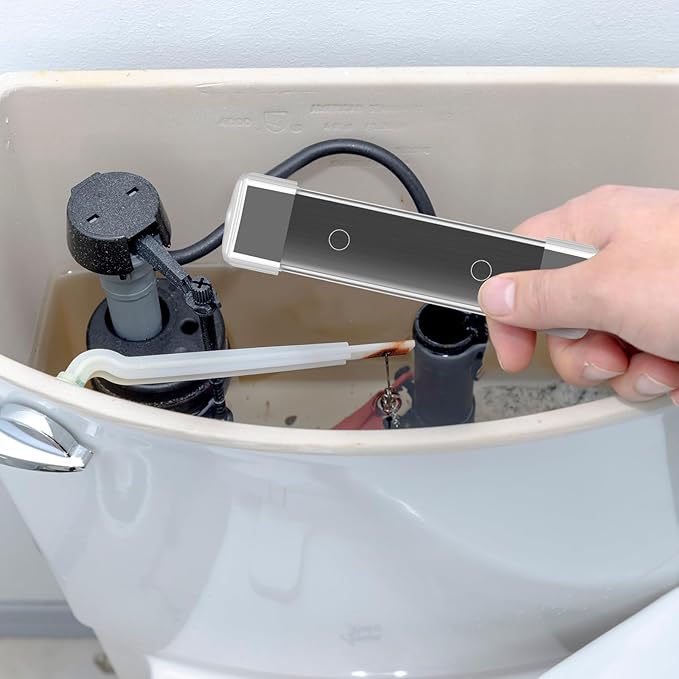 6 Pcs Magnetic Toilet Bowl Cleaner Black Toilet Cleaning Magnets Magnetic Tank Cleaner for Household Bathroom Cleaning Supplies Against Stains No Chemicals