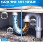 Pipe Bobo Drain Cleaner - Pipe Bobo Drain Cleaning, Powerful Unclogging, Clog Remover, Shower, Tub, Compatible with All Pipe (4Pcs, Fl Oz, 53.6)