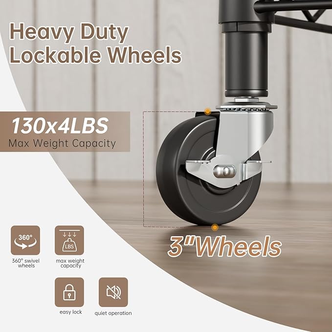 SINGAYE 5 Garage Heavy Duty Shelving Unit Kitchen Pantry Close Home Organizers and Storage Bathroom Shelf Laundry Room Organization Industrial Book Metal Wire Adjustable Shelves