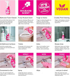 Stardrops - The Pink Stuff - Miracle Bathroom Foam Cleaner 750ml - Baths, Tiles, Soap Scum, Limescale, Streak Free (Pack of 2)