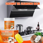 JoanofArc Multi-Purpose Powerful Cleaner for Kitchen, 100g Coconut Oil Cleaning Paste, Heavy Duty Degreaser-Paste, Coconut Oil Polishing Cleaner, Deep Cleaning Stain Remover for Kitchen Appliance