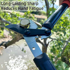 Loppers for Tree Trimming, Sharp Steel Blade Branch Cutter Bush and Tree Trimmer with 1.3" Clean Cut, Garden Clippers with Gear Action, Lightweight Pruner, Yard Tools for Gardening (15 Inch)