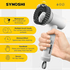 Electric Spin Scrubber, Power Cleaning Brush with 3 Heads, Cordless Waterproof Shower Scrubber with Dual Speed, Perfect for Cleaning Bathroom, Tile, Cars, Floor. Electric Scrub Brush for tub