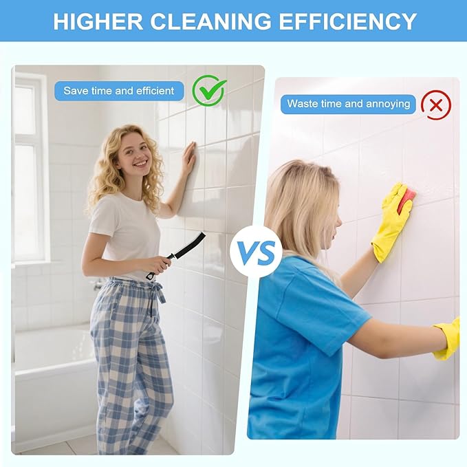 12Pcs Crevice Cleaning Brush Set, Hard Bristle Cleaning Supplies for Kitchen, Bathroom, Teapot, Bottle, Cup, Blender, Corner, Grout, Sink