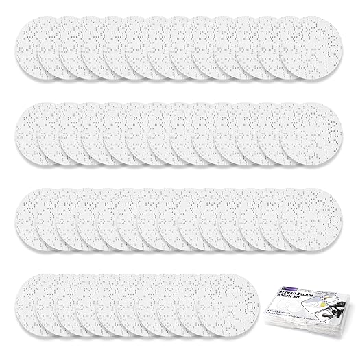 50 Pcs Drywall Anchor Repair Kit Solve Loose Wall Plugs Fast - Ideal for Curtain Rails, Towel Racks, Toilet Paper Holders and More Anchor Hole Patch (2.36 in)