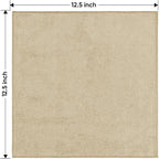 HOMEXCEL Brown Microfiber Cleaning Cloth 12 Pack, 12.5 x 12.5 inch Microfiber Towels for Cars, Ultra Absorbent Car Washing Cloth, Lint Free Streak Free Cleaning Rags for Car, Kitchen, and Window