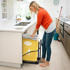 ANASTA Single Pull Out Trash Can Under Cabinet 7-13 Gal, Heavy Duty Under Sink Garbage Can, 50Qt Slide Out Waste Bin for 13" Wx 17" Hx 19" D Base Cabinet, Trash Bin Holder for Drawer/Counter, No Can