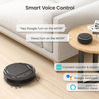 Lefant M210P Robot Vacuum, Powerful Suction, Quiet, Ultra-Slim, 120 Mins Runtime, Self-Charging Robotic Vacuum Cleaner, WiFi/App/Alexa Control, Ideal for Pet Hair & Hard Floors
