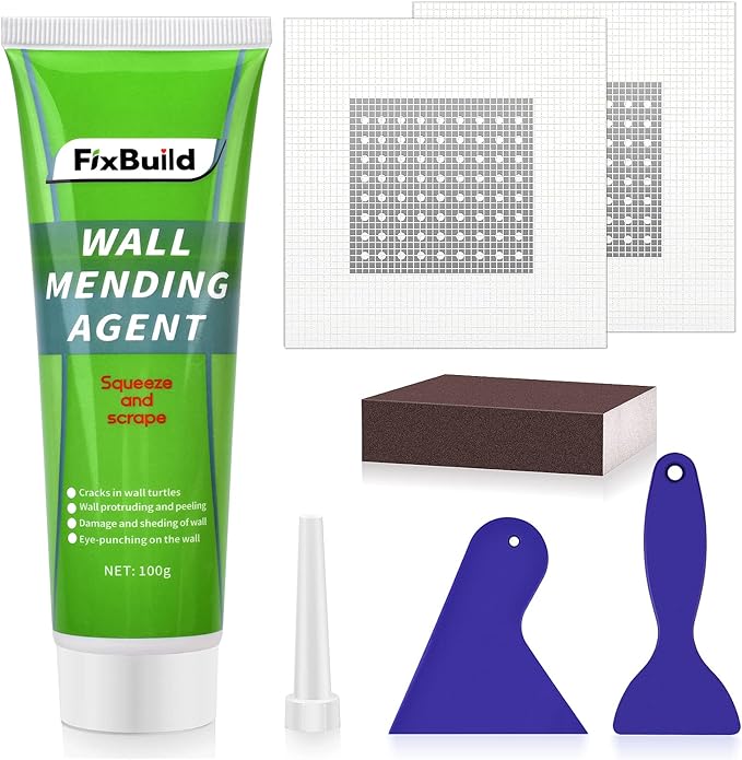 Drywall Repair Kit, 1 Spackle Wall Repair Patch Kit, Wall Mending Agent, Quick Fix for Broken Walls