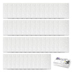 50 Pcs Drywall Anchor Repair Kit Solve Loose Wall Plugs Fast - Ideal for Curtain Rails, Towel Racks, Toilet Paper Holders and More Anchor Hole Patch (3.35 in x 2.36 in)