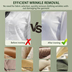 Travel Steam Iron, 180 °Rotating Handle Foldable Hanging Ironing Machine, Portable Mini Dual-Purpose Steam Iron for Both Dry and Wet Use, Essential for School Dormitories & Business Trips (Green)