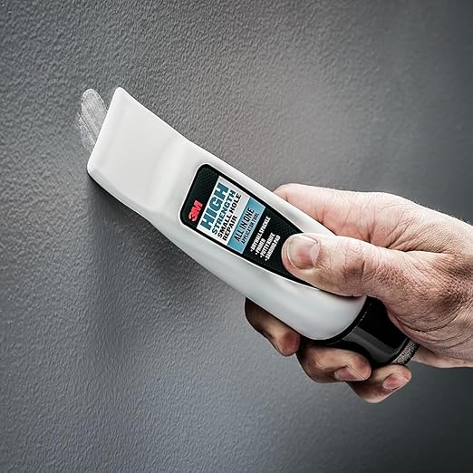 3M Small Hole Repair High Strength, All in One Applicator Tool, 2-Pack, Quick and Easy Repair for Nicks and Nail Holes, Includes Putty Knife, Spackle, and Sanding Pad For Wall Repairs (SHR-AIO-2-SIOC)