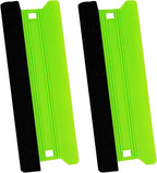 2Pcs Plastic Felt Squeegee, 8.3inch Long Wallpaper Smoother, for Clean & Smoothing, Vinyl Wrap Squeegee, Window Tint Squeegee, Vinyl Scraper, Decal Applicator, Scratch-Free