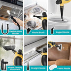 Handheld Steam Cleaner, Pressurized Steam Cleaner, Multi-Purpose Powerful Home Use Steamer for Cleaning, Car, Bathroom, Shower, Upholstery