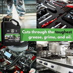 Procare - Degreaser Concentrate - Tool, Shop Floor, Engine & Commercial Kitchen Cleaner - Cleaning Supplies - Degreaser - Made in the USA (1 Gallon)