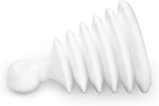 Master Plunger Mighty Tiny Plunger Designed for Bathroom/Kitchen Sinks, Perfect for RV’s. Unclogs Fast & Easy (Patent Pending), White