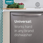 Smart Choice 10SCPROD02 Probiotic Dishwasher Cleaner, 6 Treatments