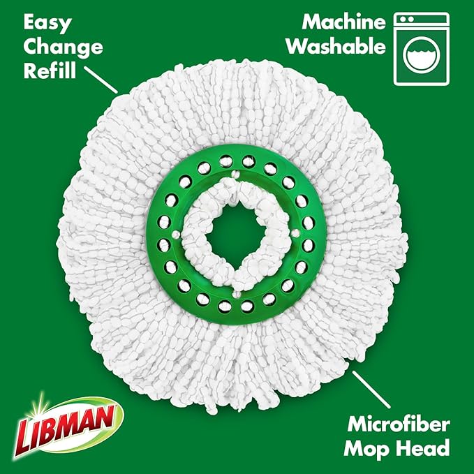 Libman Tornado Spin Mop Refills - Case of 4