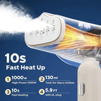 2025 New Foldable Clothes Steamer Handheld, 1000W Travel Garment Steamer Iron for Clothes with 150ml Tank for Home, Office and Travel