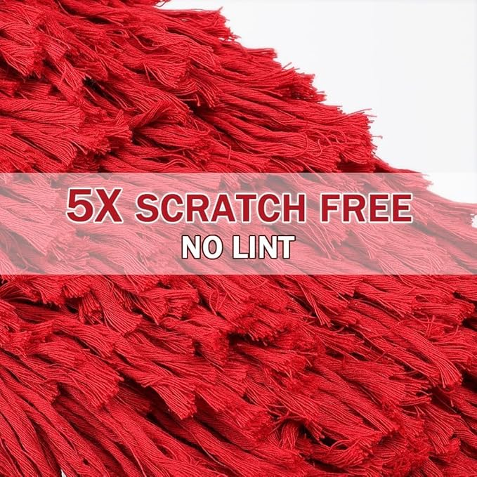 Car Cleaning Supplies，Car Duster Exterior Scratch Free,with Wax Cotton Hair， Dust Brush with Extendable Telescoping Handle to Remove Dust Pollen,Duster for RV,Truck,and Motorcycle