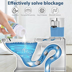 Sink & Drain Cleaner Powder - Pipeline Dredging Agent for Kitchen & Bathroom (4PCS)