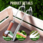 Weed Puller Tool，2026 New Weeding Artifact Uprooting Weeding Tool Weed Remover Tool Manganese Steel Weed Pulling Tool Manual Weeders Tool for Garden (A-2pcs)