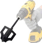 Garden Groomer 4-in-1 Soil Tiller & Auger—Cultivate, Loosen, Weed, and Drill in Garden Beds Or Planter Boxes. 3/8" Hex-Drive Drill Attachment for Effortless Gardening.