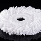 3 Pack Mop Head Replacement Spin Mop Replacement Head Microfiber Spin Mop Refills Easy Cleaning Round Shape Standard Size