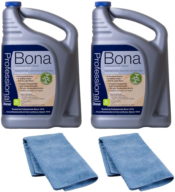 Bona® Hardwood Floor Cleaner Refill, 128 Fl Oz (Pack of 2)