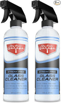 Jay Leno's Garage Glass Cleaner Spray Streak-Free Auto Glass Cleaner for Cars, Automotive Window Cleaner for Car Windows, Windshields & Mirrors 16 oz (Pack of 2) (16 oz (Pack of 2))