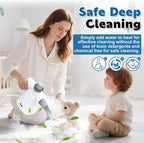 Pressurized Handheld Steam Cleaner 400ML, 9-in-1 Multipurpose Portable Steamer with Safety Lock, Chemical-Free Deep Cleaning for Grout, Floors, Windows, Car, Bathroom, Kitchen, Home