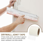 PATIKIL Drywall Repair Mesh Tape, 4 inch x 82 ft Fiberglass Repair Patch Self-Adhesive Dry Wall Joint Tape 9 Mesh Wall Hole Crack and Seam Patch, White