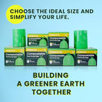 3 Gallon Compostable Trash Bags, Compost Bags for Countertop Bin, 200 Count (Pack of 2) BPI Certified and Meet The ASTM D6400 Standard