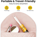 DELOMO Mini Lint Rollers Travel Size 8 Pack (240 Sheets Total) – Extra Sticky Lint Roller for Pet Hair, Clothes, Furniture & Car – Compact Portable Design for On-The-Go Quick Cleanups