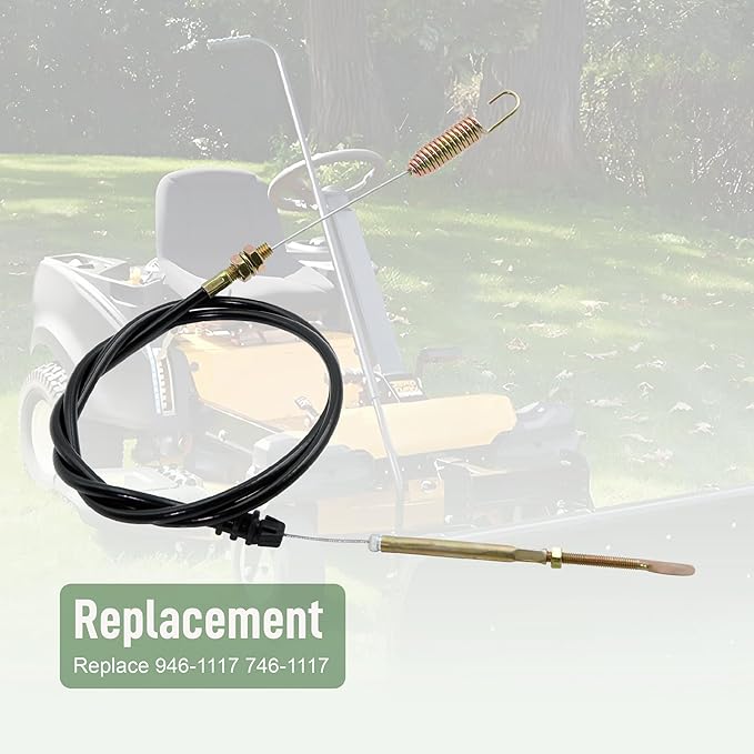 Clutch Cable Fit for Cub Cadet RT65H RT65 RT65E RT65ES FT24 Tillers Replace 946-1117 746-1117