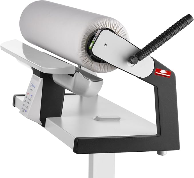 Reliable 100SR Rotary Steam Press - Verve Steam Press With Foot Pedal Control, 3 Steam Settings, Variable Speed, Dual-End Feed for Ironing Long Sheets, 1800W Heating Element, Safety Release Lever