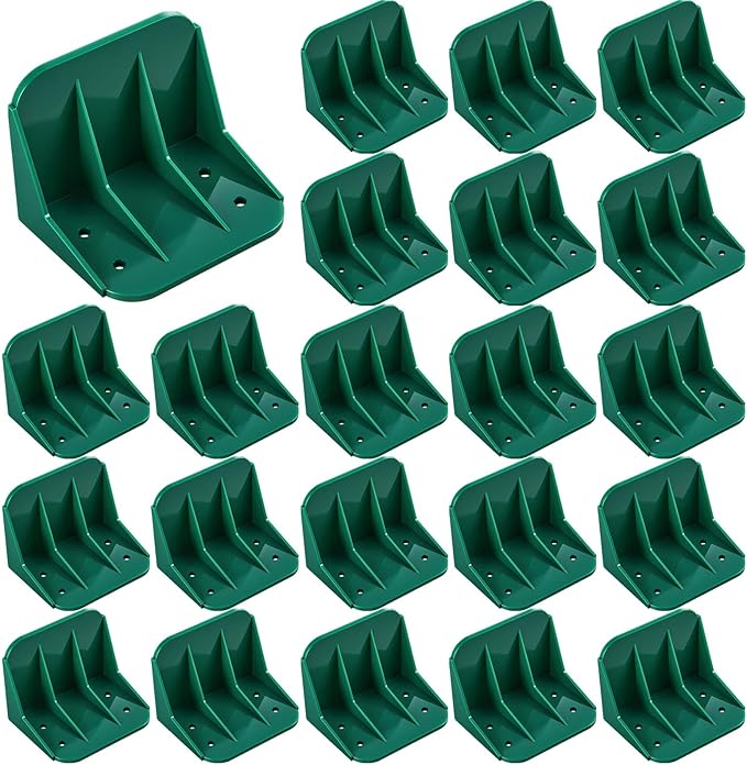 Taiyin 25 Pack Large Snow Guards for Metal Roofs 4 x 3 x 3 Inch Jumbo Ice Guard Snow Stops for Prevent Sliding, Without Screws or Adhesive (Green)
