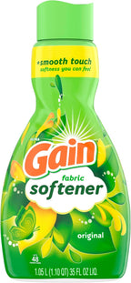 Gain Fabric Softener, Original, 35 fl oz (4 Pack)