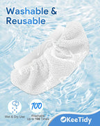 10 Pack Universal Steam Mop Pads Microfiber Cloths Compatible with Bissell Steam Shot Cleaner fit for PurSteam fit for Wagner Spraytech fit for McCulloch Handheld Steam Cleaner Accessories