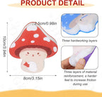 6 Pieces Mushroom Kitchen Sponges Mushroom Sponges Fun Non-Scratch Scrub for Washing Dishes Pots Pans and Household Cleaning Supplies for Kitchen Dishes Furniture Gifts
