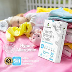 CleanScents Laundry Detergent Sheets (60 Sheets) (Fragrance Free)