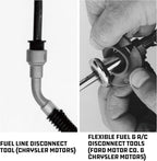 Powerbuilt Disconnect Tool Kit, 18 Piece, Detach Fuel Lines, Air Conditioning, Heater Hose, Filters, and AC Components, Storage Case - 648727
