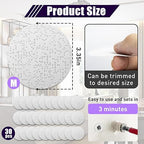 30 Pcs Drywall Anchor Repair Kit Solve Loose Wall Plugs Fast - Ideal for Curtain Rails, Towel Racks, Toilet Paper Holders and More Anchor Hole Patch (3.35 in)