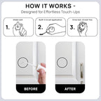 spot. Touch-Up Paint | Matte Finish for Cabinets, Walls, Doors & Furniture | Multi-Tone White Repair Kit | Quick-Dry, Self-Priming, Low-Odor, Eco-Friendly | No-Sanding or Primer Needed | 3 Pack